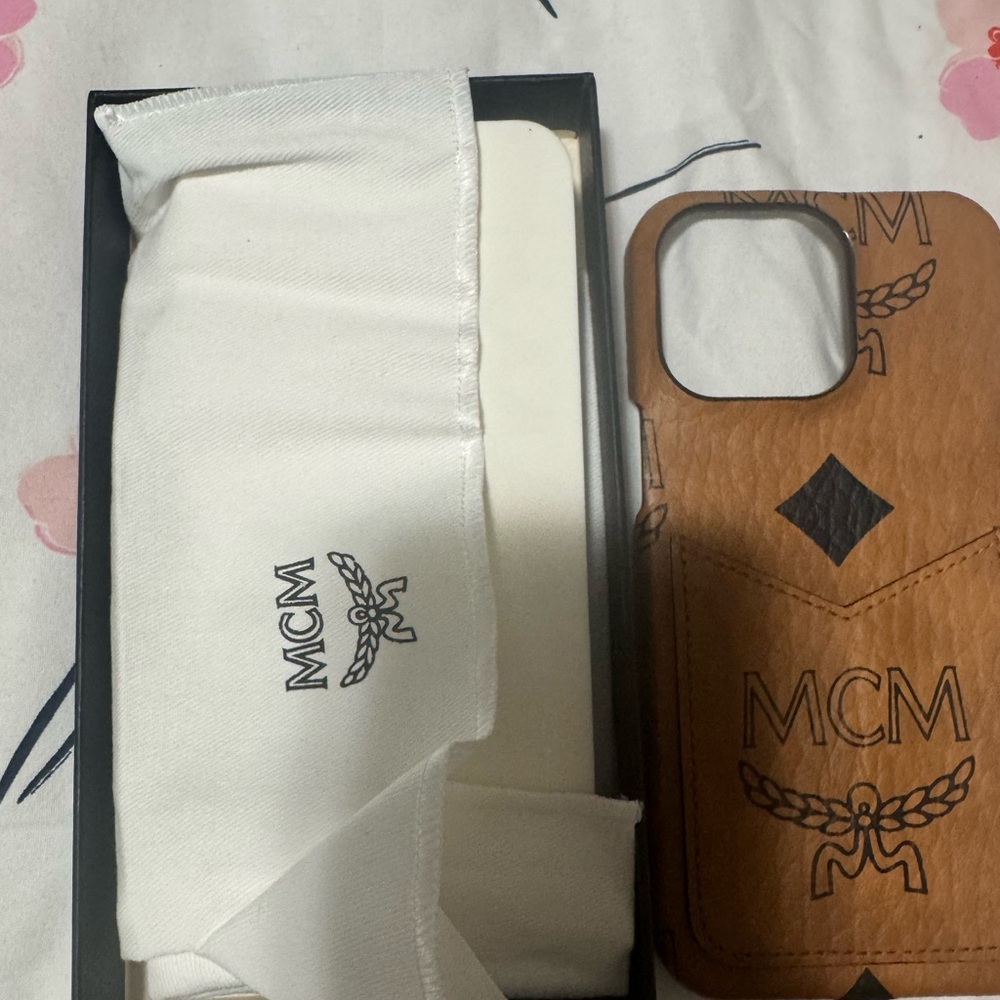 Mcm iPhone 15 pro max case